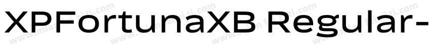 XPFortunaXB Regular字体转换